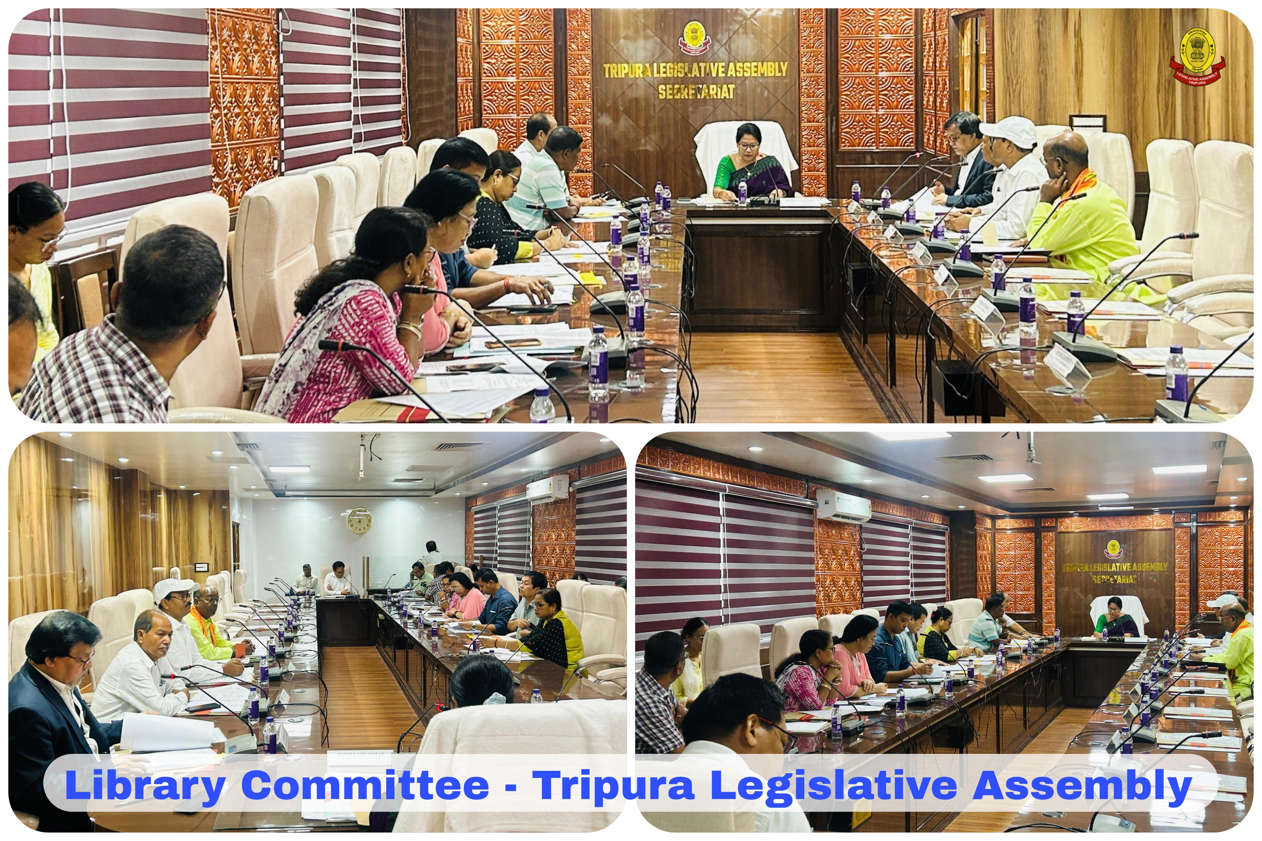 Meeting of the Library Committee of the Tripura Legislative Assembly h...
